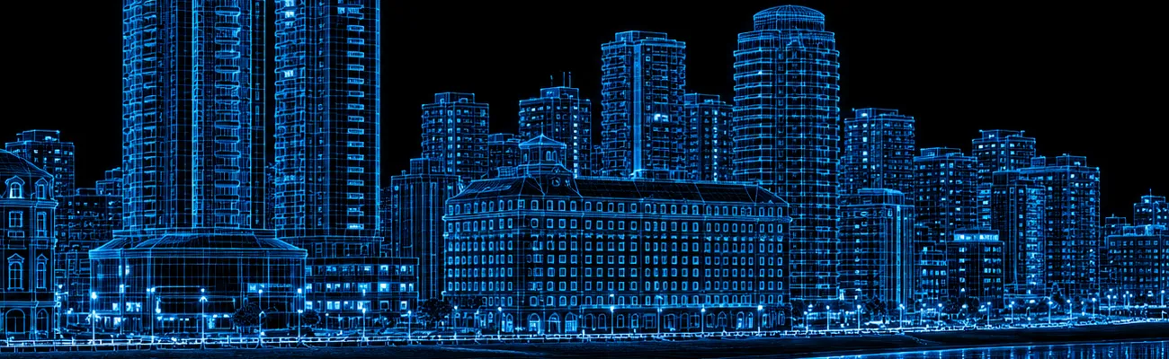 Cityscape banner for Zolani Studios digital marketing