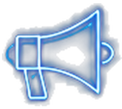 Social media marketing and paid advertising icon