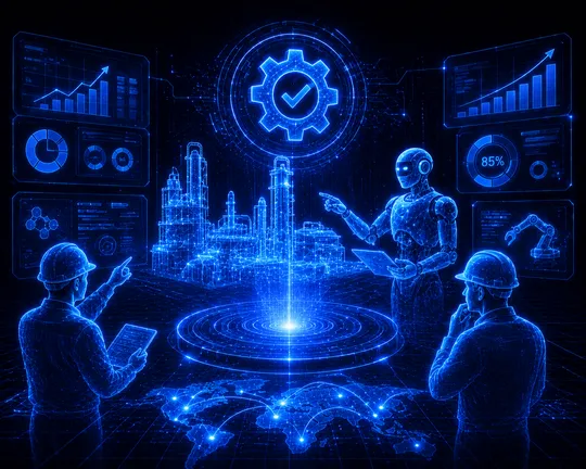 AI automation improving business efficiency and supporting growth
