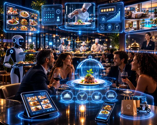 Restaurant websites and social media building customer engagement